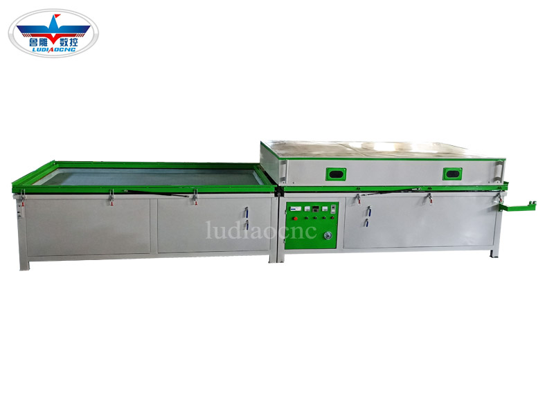 烤箱移動型半自動雙工位真空覆膜機 烤箱移動型半自動雙工位真空覆膜機