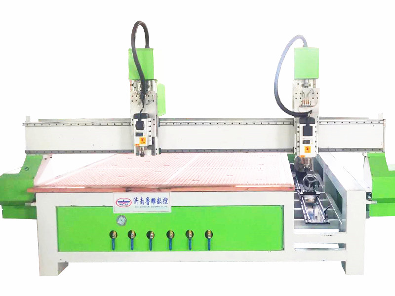 LD1825雙頭獨立真空吸附圓柱平面一體雕刻機 LD1825雙頭獨立真空吸附圓柱平面一體雕刻機